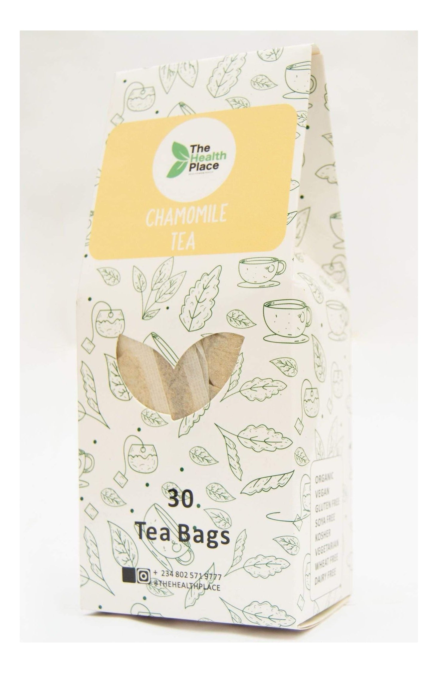 30 Teabags Chamomile Tea-The Health Place