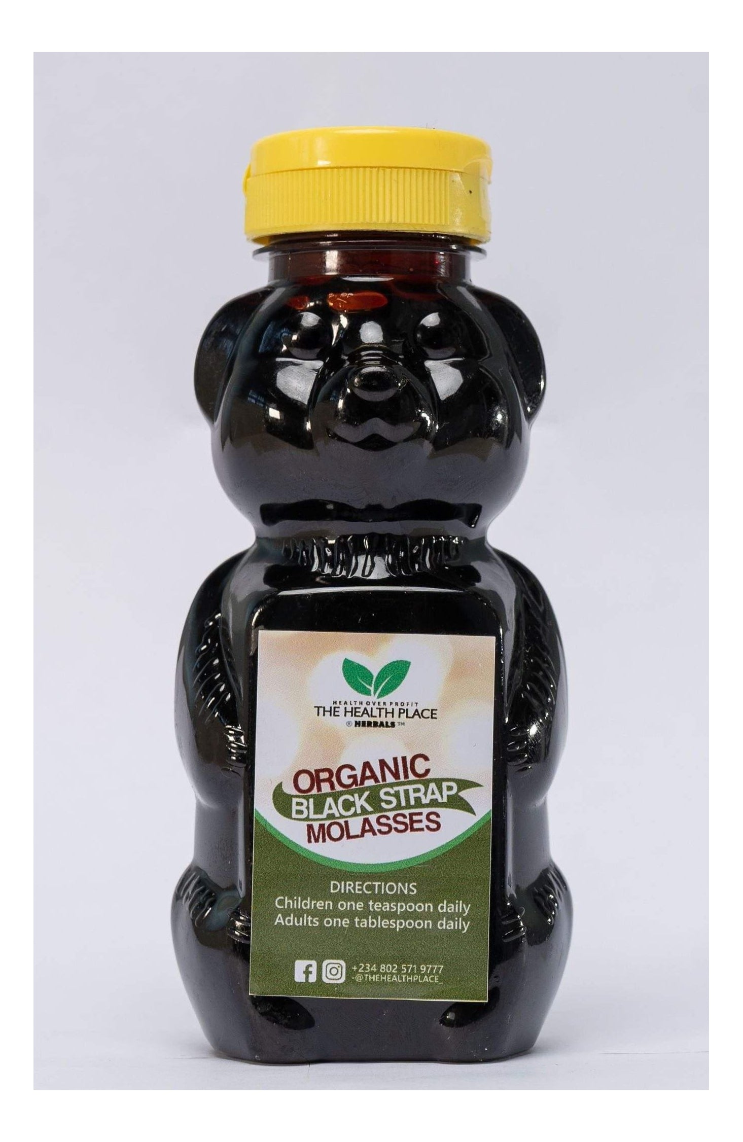 350ml Organic Unsulphured Black Strap Molasses-The Health Place